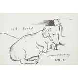 David Hockney, LITTLE BOODGE, 1993, Off-set lithograph, published by 1853 Gallery, Salts Mill, Saltaire, Yorkshire