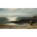 John MacWhirter, A MOONLIT TRYST, oil on canvas