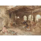 William Russell Flint, THE DAUGHTER OF THE HOUSE, LA GAYE, watercolour