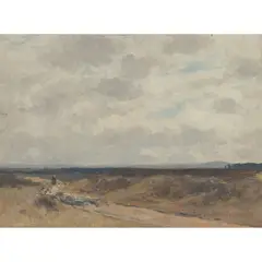 Archibald David Reid, NEAR LOSSIEMOUTH, oil on panel
