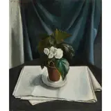 Robert Henderson Blyth, STILL LIFE WITH POTTED PLANT, oil on canvas