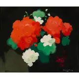 Stuart Park, STILL LIFE OF GERANIUMS