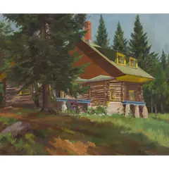 William MacDonald, CANADIAN HOUSE, oil on canvas