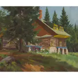 William MacDonald, CANADIAN HOUSE, oil on canvas