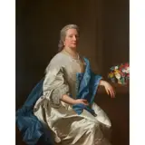 Allan Ramsay, THREE QUARTER LENGTH PORTRAIT OF ANN LEIGHTON