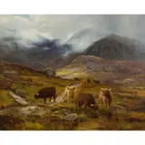 Louis Bosworth Hurt, MIST AND MORNING SUNSHINE, oil on canvas
