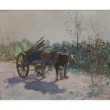 Robert McGowan Coventry, GATHERING WOOD, oil on canvas