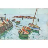 George Leslie Hunter, FISHING BOATS, LARGO