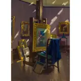 Patrick William Adam, STUDIO GLEAMS, oil on canvas