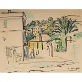 George Leslie Hunter, STREET IN ANTIBES