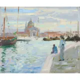 Francis Cadell, THE GIUDECCA AND REDENTORE, VENICE