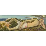 John Byrne, XAVIER ON THE BEACH, oil on board