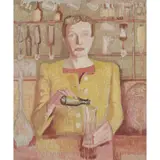 Wilhelmina Barns-Graham, PORTRAIT OF MRS. ROGERS - SLOOP INN, CIRCA 1945