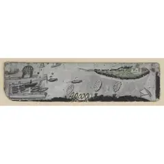 Alfred Wallis, ST. IVES BAY, pencil and oil on board