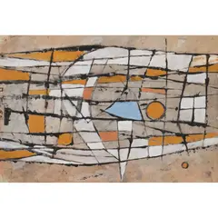 Martin Bradley, UNTITLED, 1952, gouache on paper