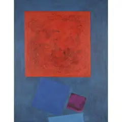 Wilhelmina Barns-Graham, RED AND VIOLET, 1961, oil on canvas