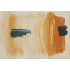 Kate Nicholson, TITAN, 1962, oil and gouache on paper/card, Schoellers Aspis dry stamp (lower right)