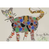 Roger Hilton, CAT, 1973, gouache and charcoal on paper