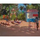 Andrew Macara, THE SWING, PANJIM PARK, GOA, 1994, oil on canvas