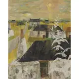 Ian Fleming, TIREE NO.3 - TIGHEAN DUBHA, 1972, oil on canvasboard