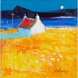 John Lowrie Morrison, A WEST COAST CROFT AT MOON-RISE