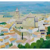 John Everard Kingsley, CHURCH OF SAN JUAN BAUTISTA, Vélez-Málaga, oil on canvas