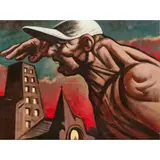 Peter Howson, GAMEBOY, oil on canvas