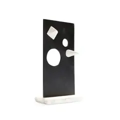 Simon Burns-Cox, FIVE DIMENSIONS, Slate and white marble