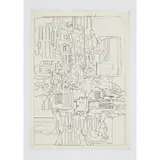 Eduardo Paolozzi, UNTITLED (SKETCH II), pencil