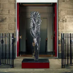Simon Burns-Cox, FRANCE, 1914, black and gold Portoro Marble with metal base