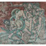 Ricardo Cinalli, THE PHILOSOPHER, 1989, Pastel on tissue