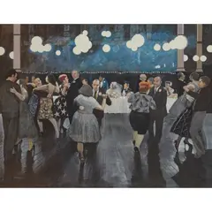 Alexandra Gardner, THE CO-OPERATIVE WEDDING, 1998, oil on canvas