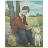 Michael Scott, EARLY LESSON, oil on canvas