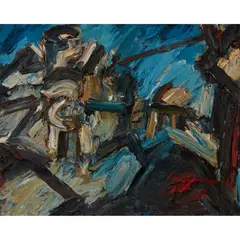 Shaun Ferguson, LLOYD'S BANK FROM CASTLE SQUARE, BRIGHTON, 1991, oil on board