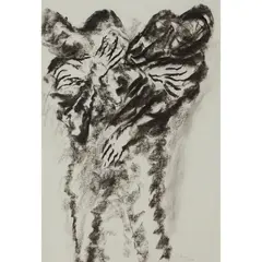 Eugène Dodeigne, UNTITLED, charcoal
