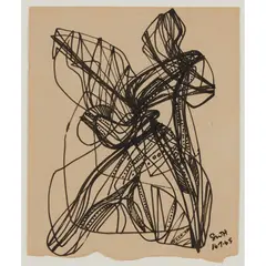 Stanley William Hayter, UNTITLED, 1945, pen and ink