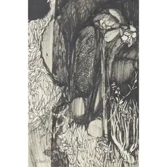 Alistair Park, ENTRANCE TO A CAVE, 1950, ink and wash