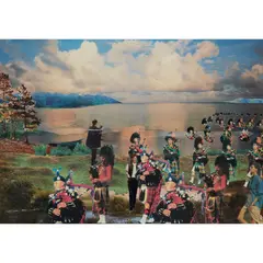 David Mach, TARTAN ARMY I - M8 PROJECT, 1994, Photographic collage