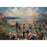 David Mach, TARTAN ARMY I - M8 PROJECT, 1994, Photographic collage