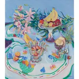 Josephine Graham, FRUIT SALAD, oil on canvas