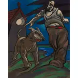 Peter Howson, FETCH!, pastel