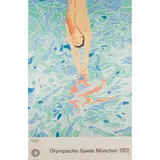 David Hockney, OLYMPISCHE SPIELE MÜNCHEN, 1972 (BAGGOTT 34), Lithograph, printed by Matthieu, Zurich, published by Edition Olympia 1972 GmbH, Munich