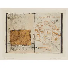 Victoria Crowe, THE EXPLANATION, Intaglio printing and mixed media