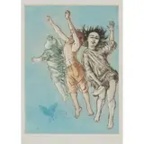 Paula Rego, FLYING CHILDREN (FROM PETER PAN), Etching and aquatint, 'Proof,' aside from the edition of 50