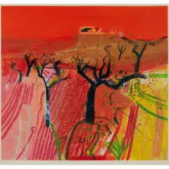 Barbara Rae, WINTER ALMONDS, Screenprint, 85/125