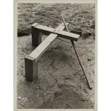 THE FLYING CROSS by Paul Neagu, 1979, Photographic print, sold Aug 2021