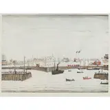 L. S. Lowry, THE HARBOUR, Off-set lithograph, ed. 850