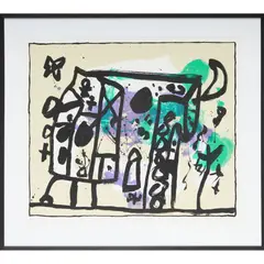 Alan Davie, BULLS MOON (VARIATION IV), 2000, Screenprint, Publisher's Proof, aside from the edition of 30