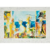 John Bellany, ODYSSEY: ELEGY FOR ALEXANDER KASSER, Screenprint, VI/X