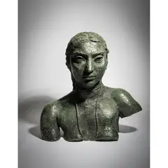 Jacob Epstein, Third Portrait of Sunita (Bust with Necklace), conceived 1926, patinated bronze